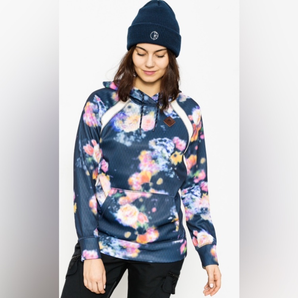 Burton Heron floral prism fleece pullover
